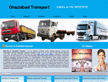 Tablet Screenshot of ghaziabadtransport.com